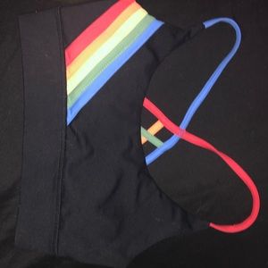 Rainbow bra
